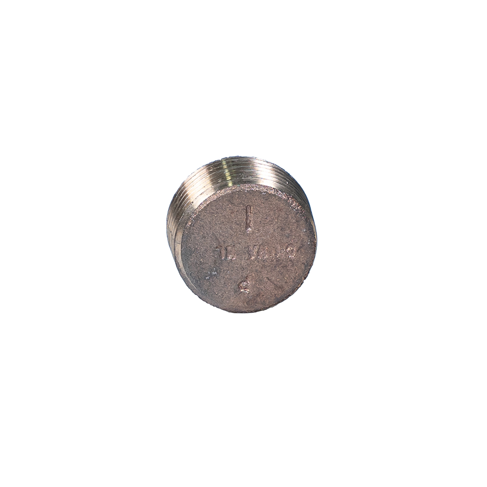 Countersunk Plug Pipe Fitting Cast Bronze