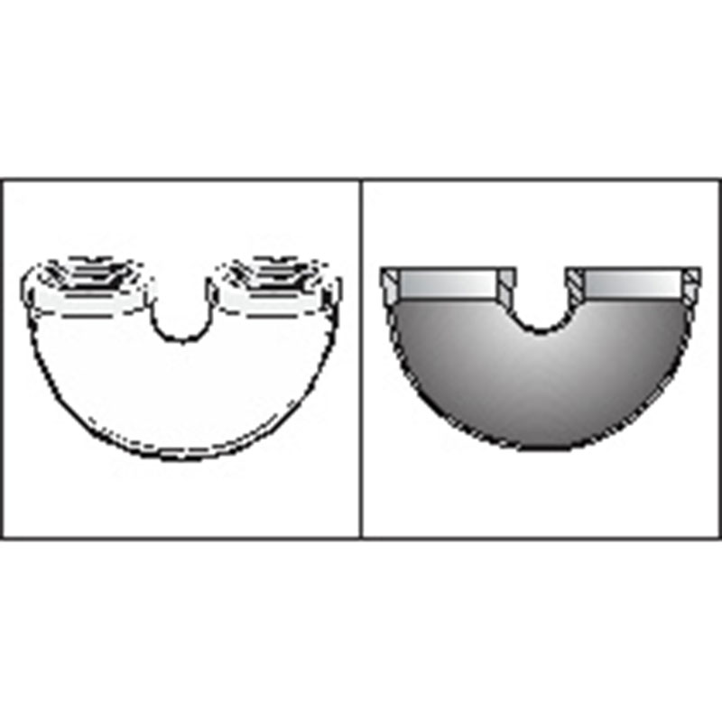 180 Degree Elbow   Black or Galvanized